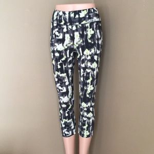 Multi colored work out capris